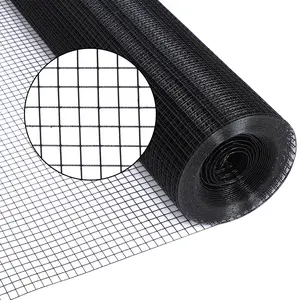 PVC Coated Hardware Cloth 1/2 Inch 48 x 50 Ft Metal Mesh Wire Fence Roll