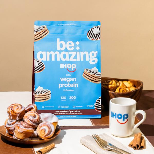 Be Amazing Vegan Protein Powder | Plant | Prebiotic Fiber | Gluten Free | Non Dairy | Low Sugar | Great Tasting | Dole Whip | Brown Sugar Oatmeal | IHOP