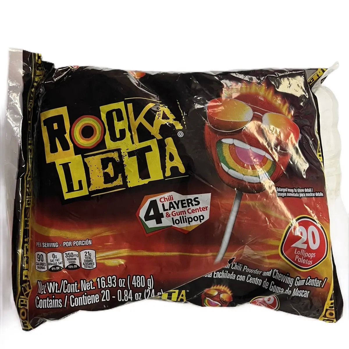 20 pack Rockaleta lollipop