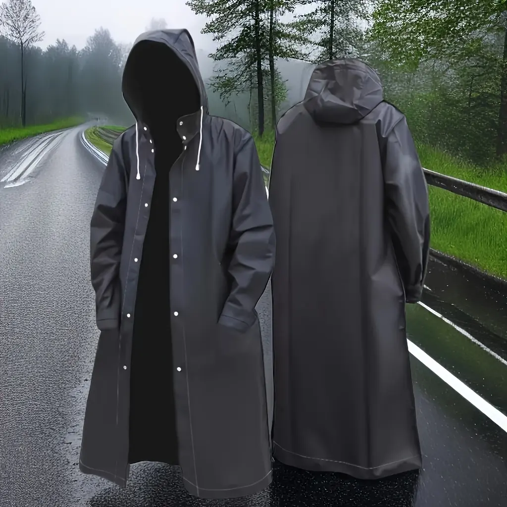 Lightweight Full-Body Waterproof Raincoat, High-Quality Bicycle Poncho, Adjustable Cap Design, Suitable for Motorcycle, Hiking, Travel, Winter, Rainy Day, Rainy Season, Rainproof, Full Body Cover, Waterproof Clothes