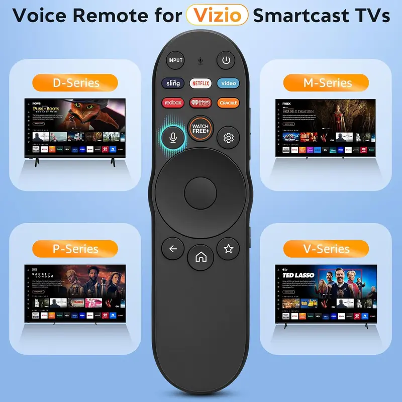Voice Remote Control for Vizio-Smart-TV-Remote-Replacement XRT270 for Vizio FHD 4K Quantum D/P/M/V-Series Smart TV,infrared remote control XRT136 XRT140 Smart TV Voice Remote Control for Vizio-Smart-TV-Remote-Replacement XRT270 for Vizio FHD 4K Quantum D/P/M/V-Series Smart TV,infrared remote control XRT136 XRT140 Smart TV
