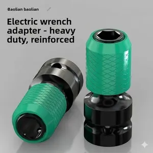 Baolian Electric Wrench Adapter 1/2 Electric Wrench to Hex Allen Screwdriver Bit Telescopic Spring Sleeve Adapter Set