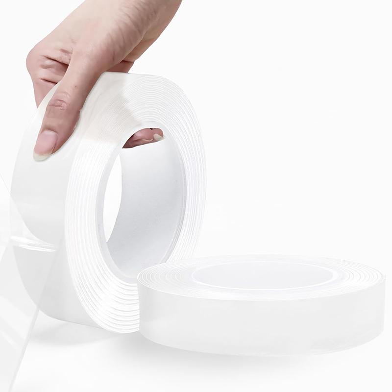 High Transparency Acrylic Nano Double Sided Tape High Viscosity Strong Hanging Transparent Waterproof Adhesive Hook No Trace Detachable No Residue Nano Double Sided Tape Self Adhesive Heavy Duty Tape