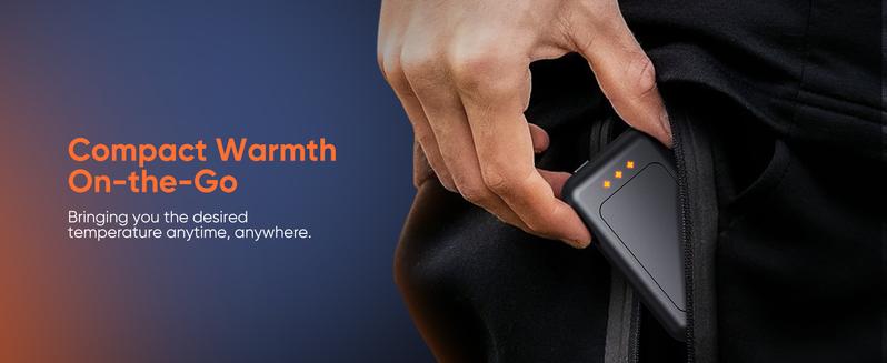 Hotdot Electric Hand Warmers 2 Pack, 6400mAh,1S heating, 16 Hrs Portable for Outdoor Camping Hunting Golf Accessories,Christmas gift,winter gift