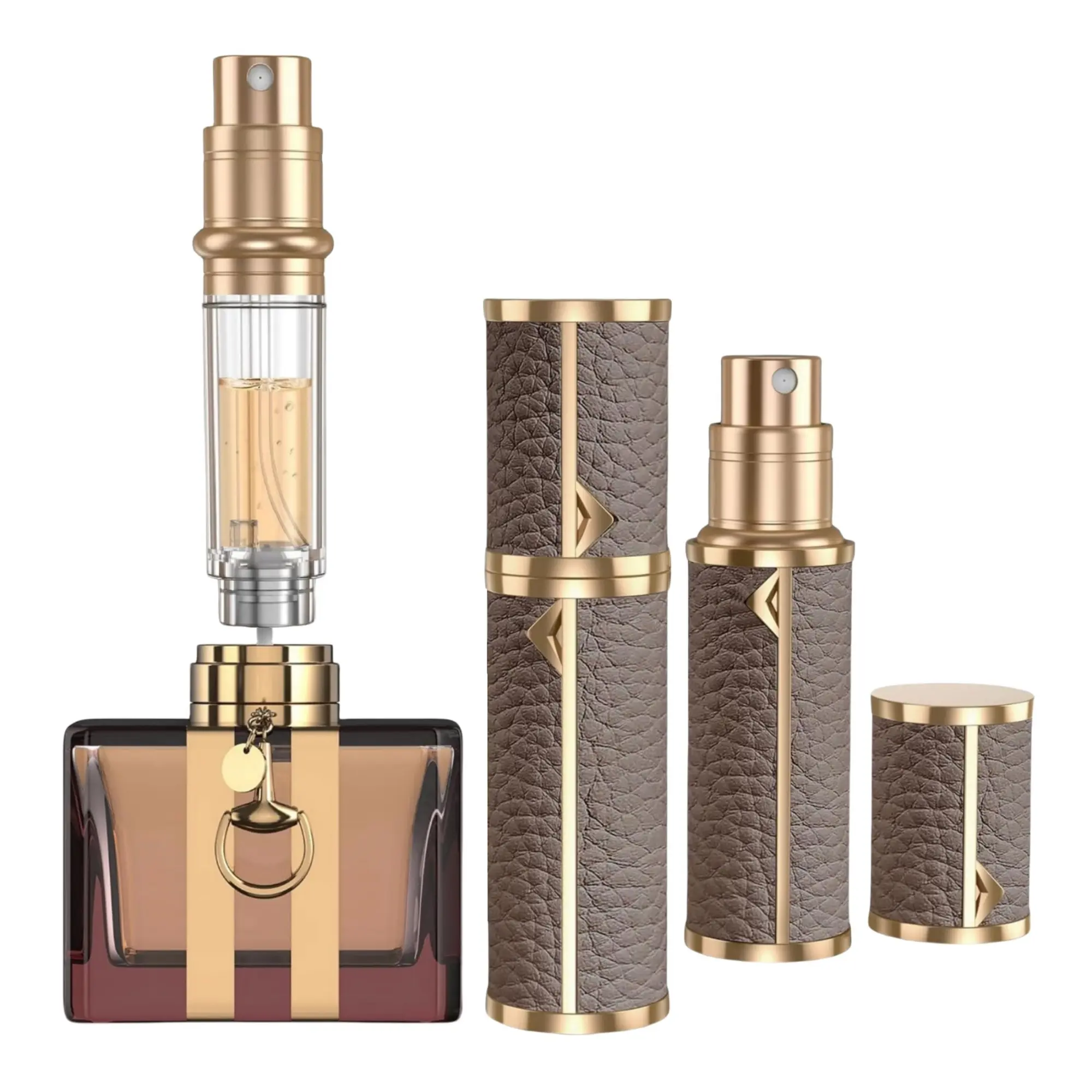Refillable Perfume Bottle Atomizer, Portable Easy Refillable Perfume Spray Pump Bottle, Cosmetic Makeup Tool for Men and Women, Portable Perfume Bottles, Cosmetic Tools