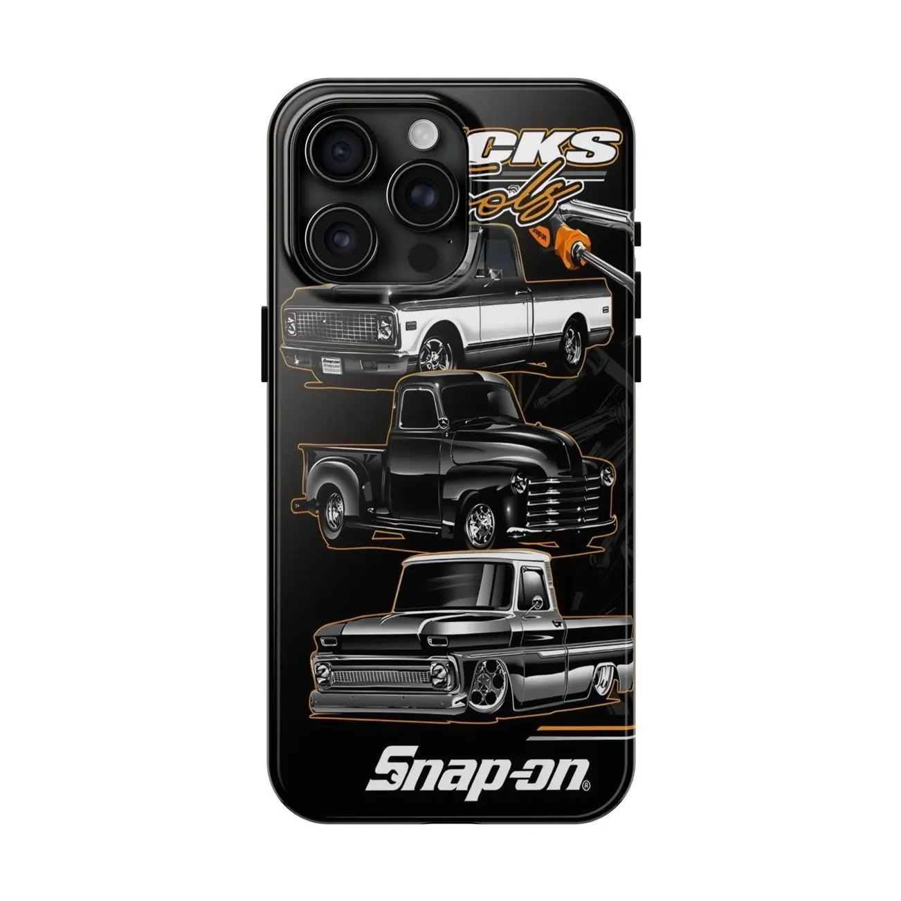 Snap-on rugged phone case featuring a slim profile with durable daily protection. Compatible with iPhone 7–17 Pro Max. Y