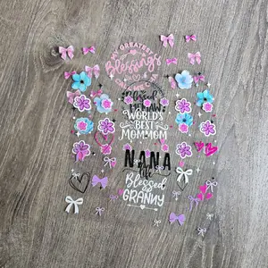 Family UVDTF Cup Wraps , Decals, Transfers