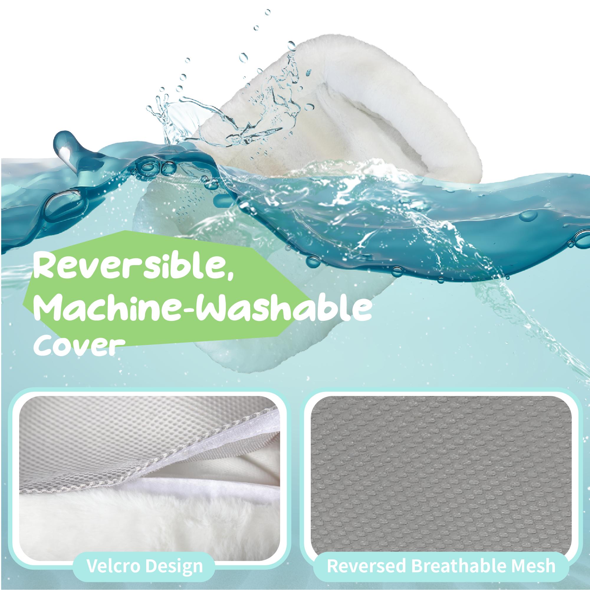 POMESEA Marshmallow Window Perch, Cordless Cat Hammock,Solid Metal Frame, Easy Tool-Free Installation, Patented Hook Design POMESEA Marshmallow Window Perch, Cordless Cat Hammock,Solid Metal Frame, Easy Tool-Free Installation, Patented Hook Design