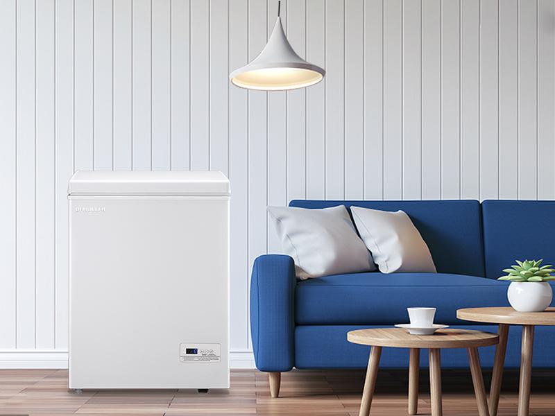 DEMULLER Chest Freezer Small Deep Freezer Top Open Door Mini Freezer with Electronic Control Compact Freezer for Homes Garages Basements White DEMULLER Chest Freezer Small Deep Freezer Top Open Door Mini Freezer with Electronic Control Compact Freezer for Homes Garages Basements White