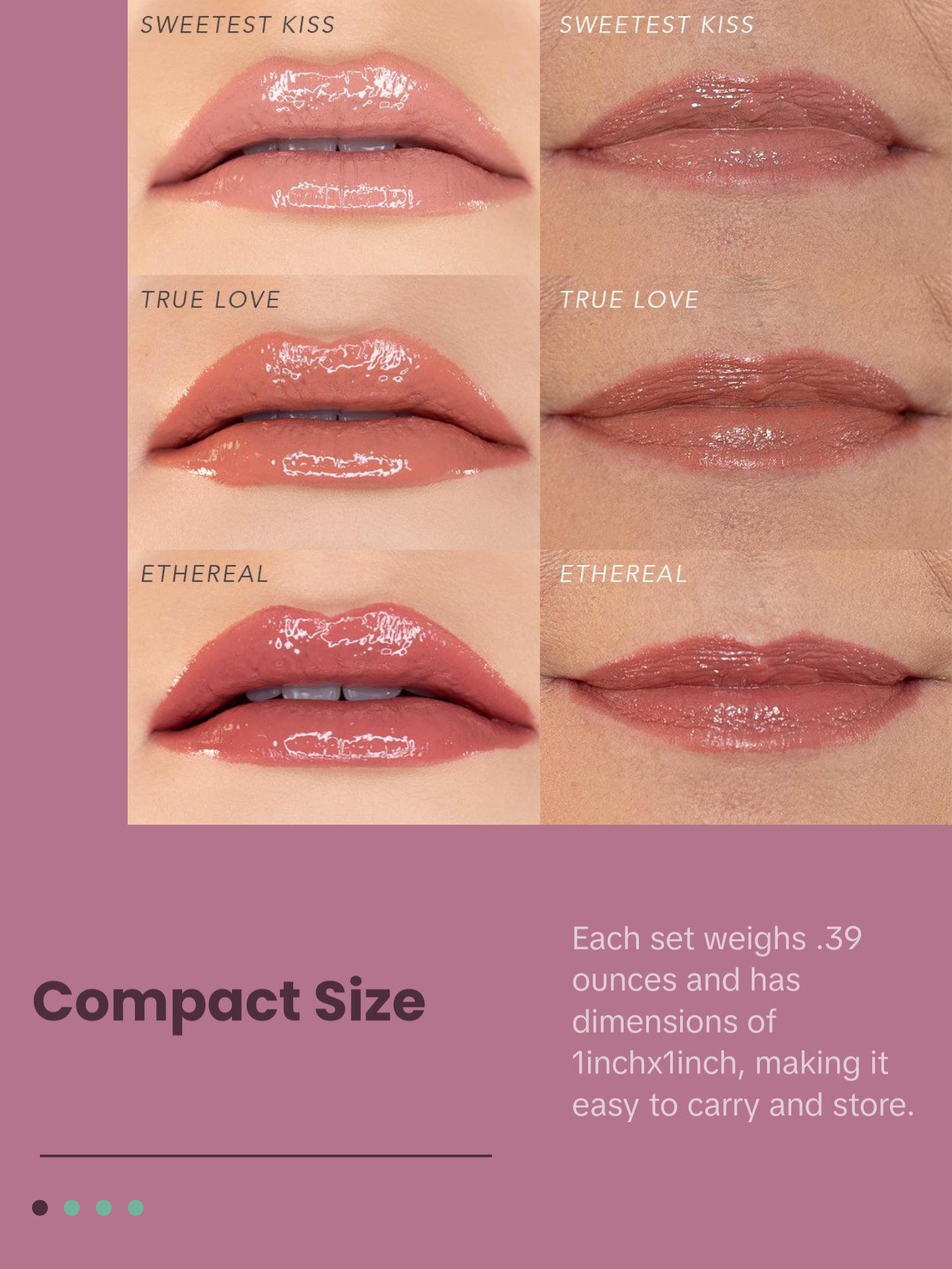 Your Lips But Plumper Lip Wardrobe Trio | Double-ended Lipgloss and Lipstick Duos