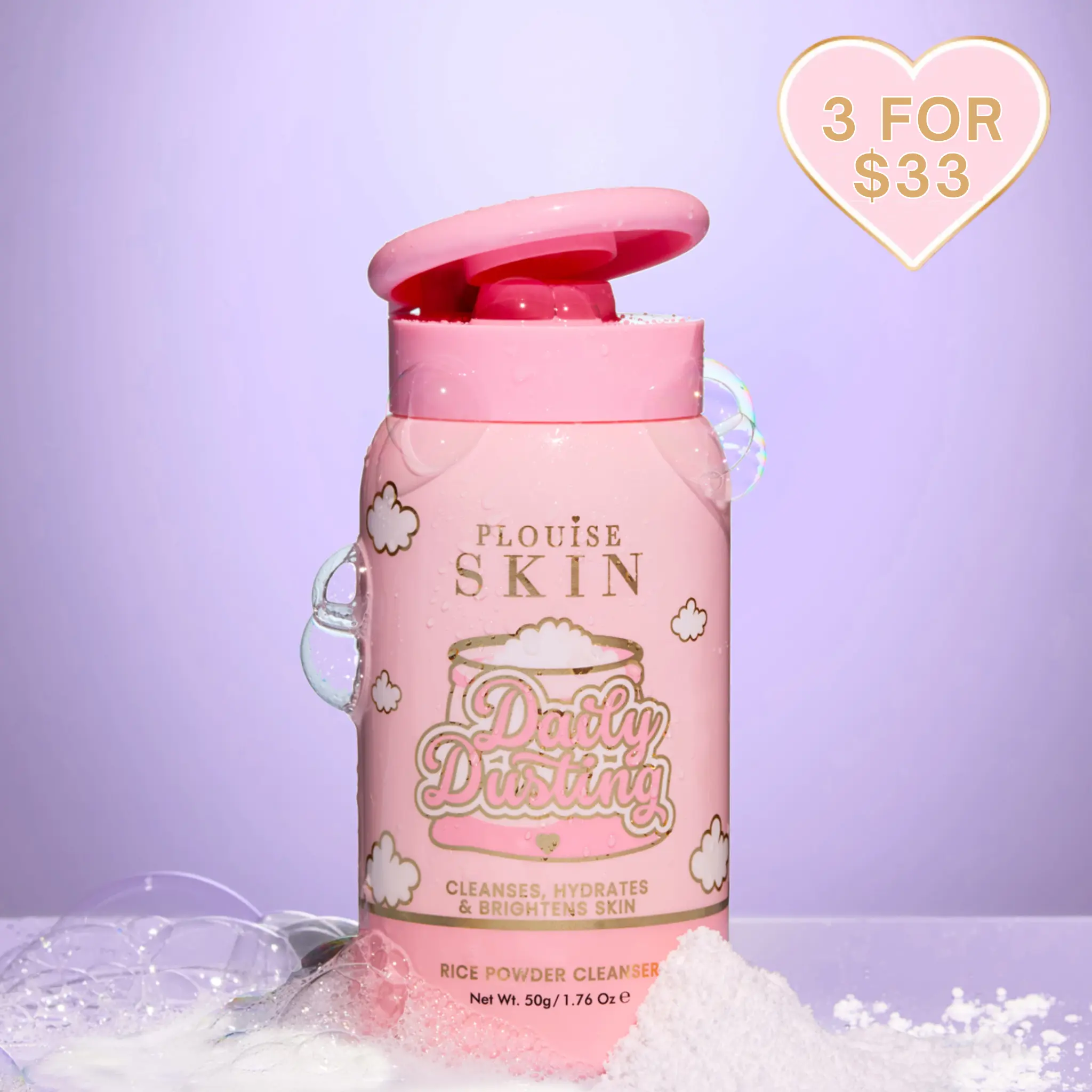 P.Louise Daily Dusting Rice Cleanser