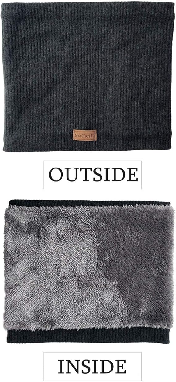 Winter Neck Warmer Men Ski Neck Gaiter Face Scarf Women Fleece Scarf for Men Gaiter Mask Thick Windproof Scarves