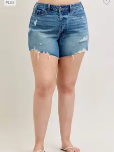 Judy Blue High Waisted Curvy Rigid Shorts