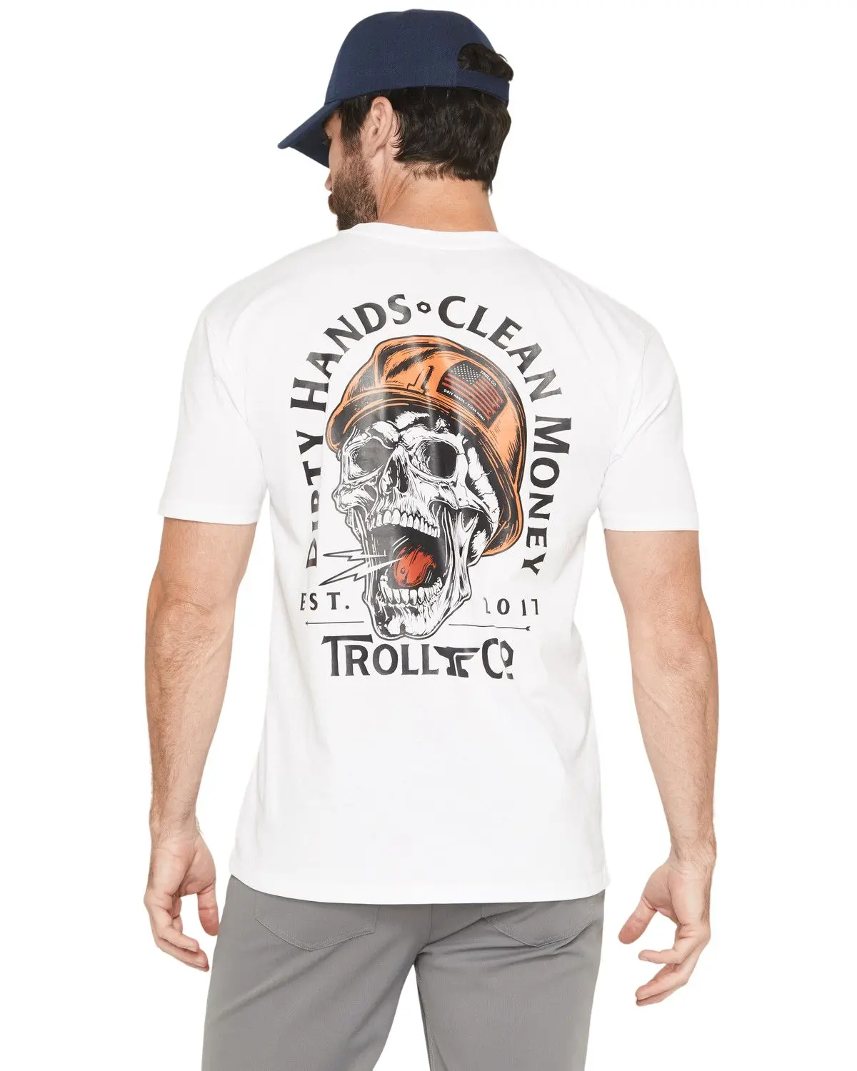 Troll Co Men's Men'S Dhcm Hard Hat Short Sleeve T-Shirt - Tc2916