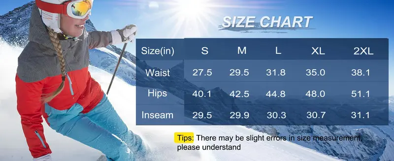 Women's fleece-lined waterproof softshell snow pants