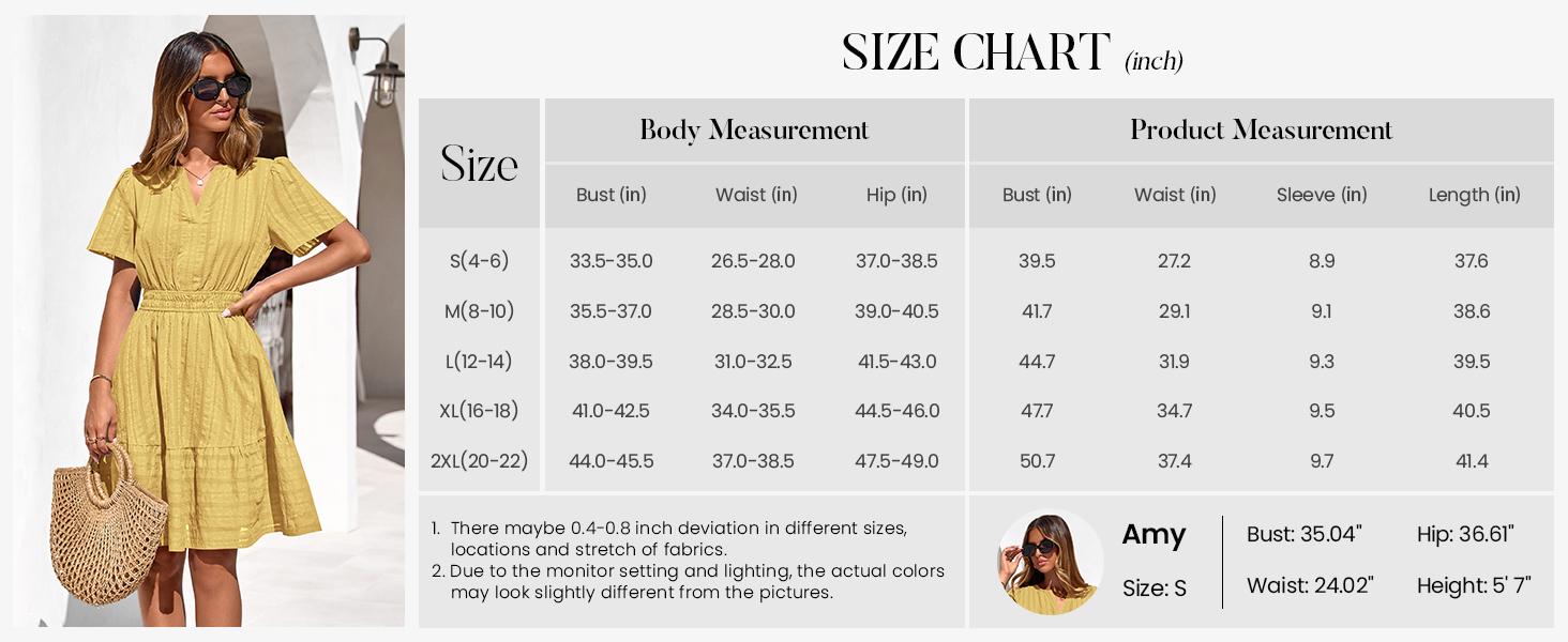 BTFBM Womens Spring 2026 Casual Mini Dresses Lightweight Short Sleeve V Neck Elastic Waist Cute Boho Beach Dress Pockets