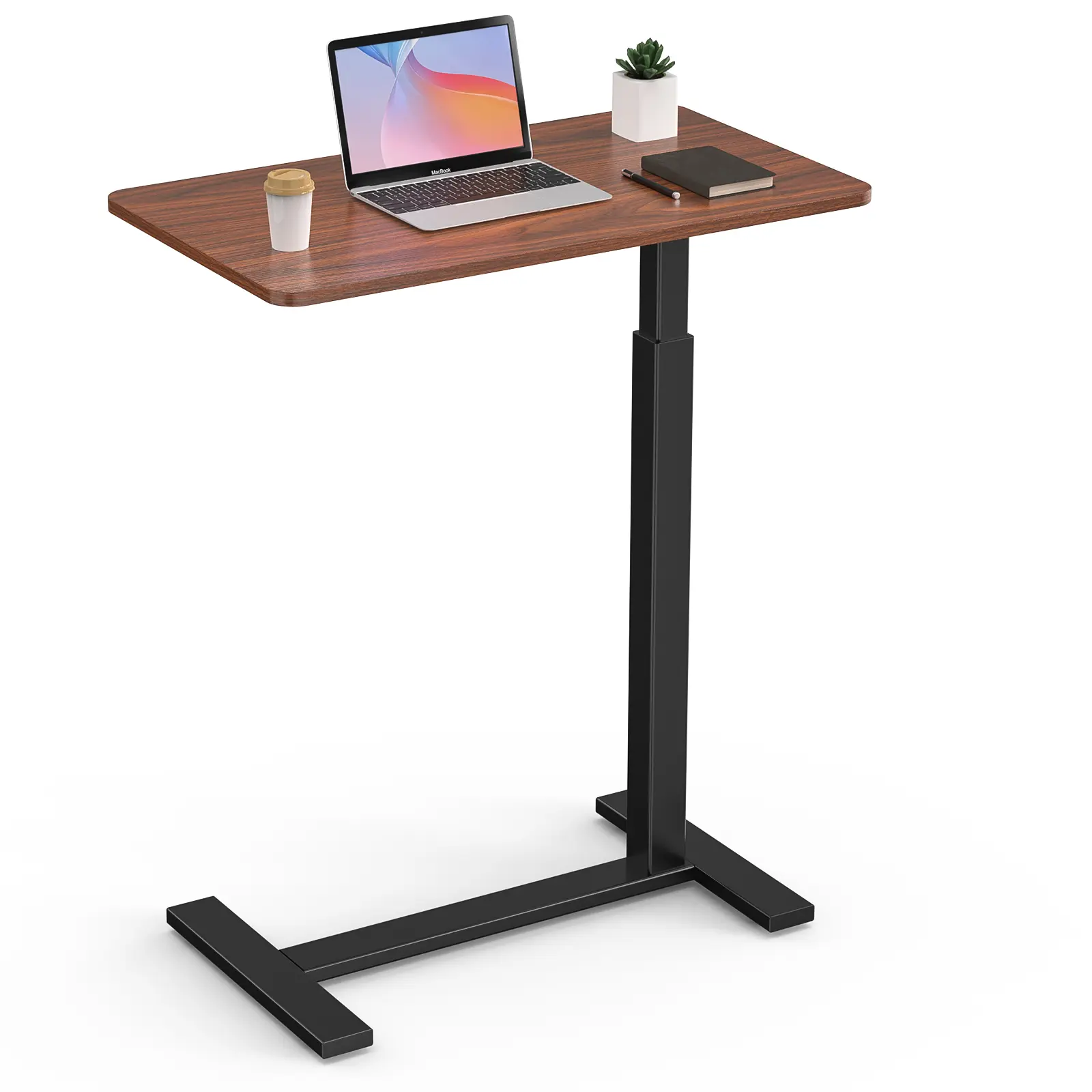 【Deal】Sweet Furniture Adjustable Overbed Table with Wheels for Hospital and Home Use - Rolling Laptop Desk and Mobile Standing Desk,dorm essentials,home decor