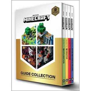 Minecraft: Guide Collection 4-Book Boxed Set (2018 Edition): Exploration; Creative; Redstone; The Nether & the End Paperback – Box set, October 16, 2018