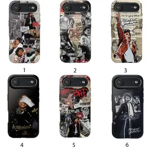 M. Jacksons MJ Phone Case for iPhone, for Samsung, Phone Accessories, Cute Phone Case, Fashion Case, Phone Case for Boyfriend, for Girlfriend, Creative Dual Layer Case