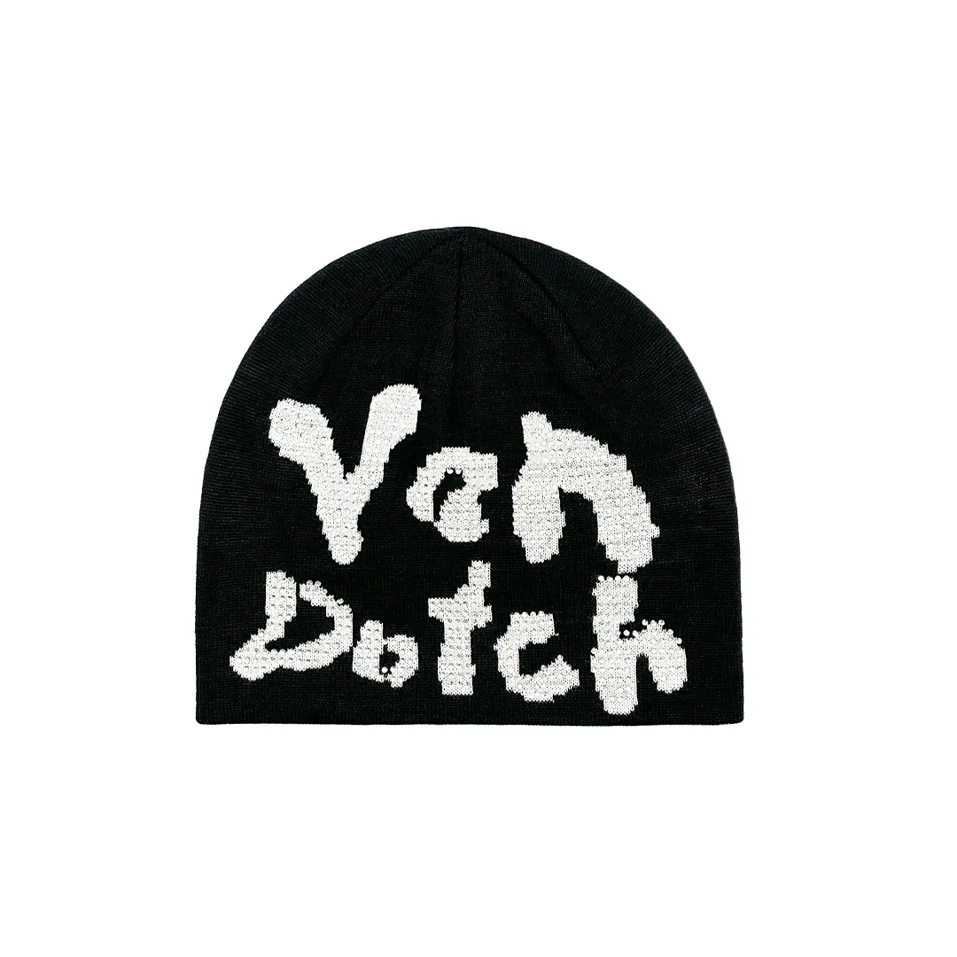 Rhinestone Cheetah Beanie - White