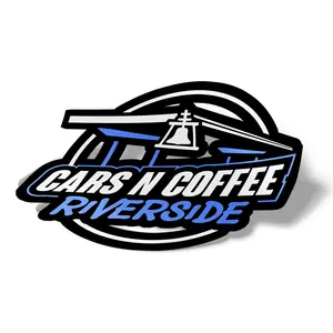 Cars N Coffee Riverside Sticker