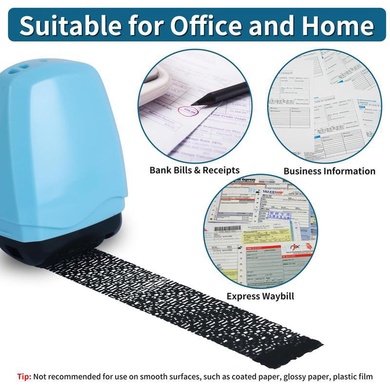 Identity Theft Protection Roller Stamp, Identity Theft Protection Roller Stamp for ID Blockout, Privacy Confidential and Address Blocker