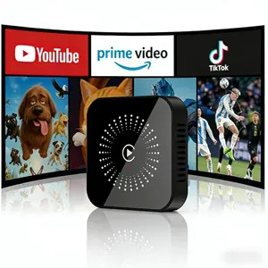 【FOZETOP】2026 Wireless CarPlay Adapter, Wired to Wireless, Netflix & YouTube Supported, For iPhone & Android