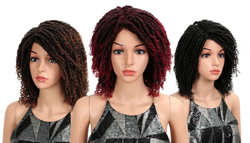 【Valentine's Day New Arrivals】Noble 13 Inch Dreadlocks Ombre Color Wig Synthetic Hair Wig