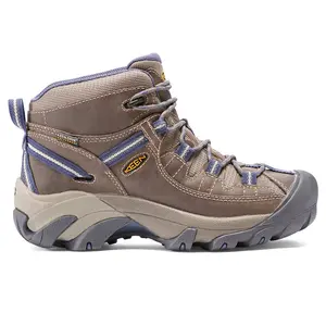 KEEN Womens Targhee Ii Mid Waterproof Round Toe Hiking Hiking Casual Boots Ankle Low Heel 1-2" - Brown