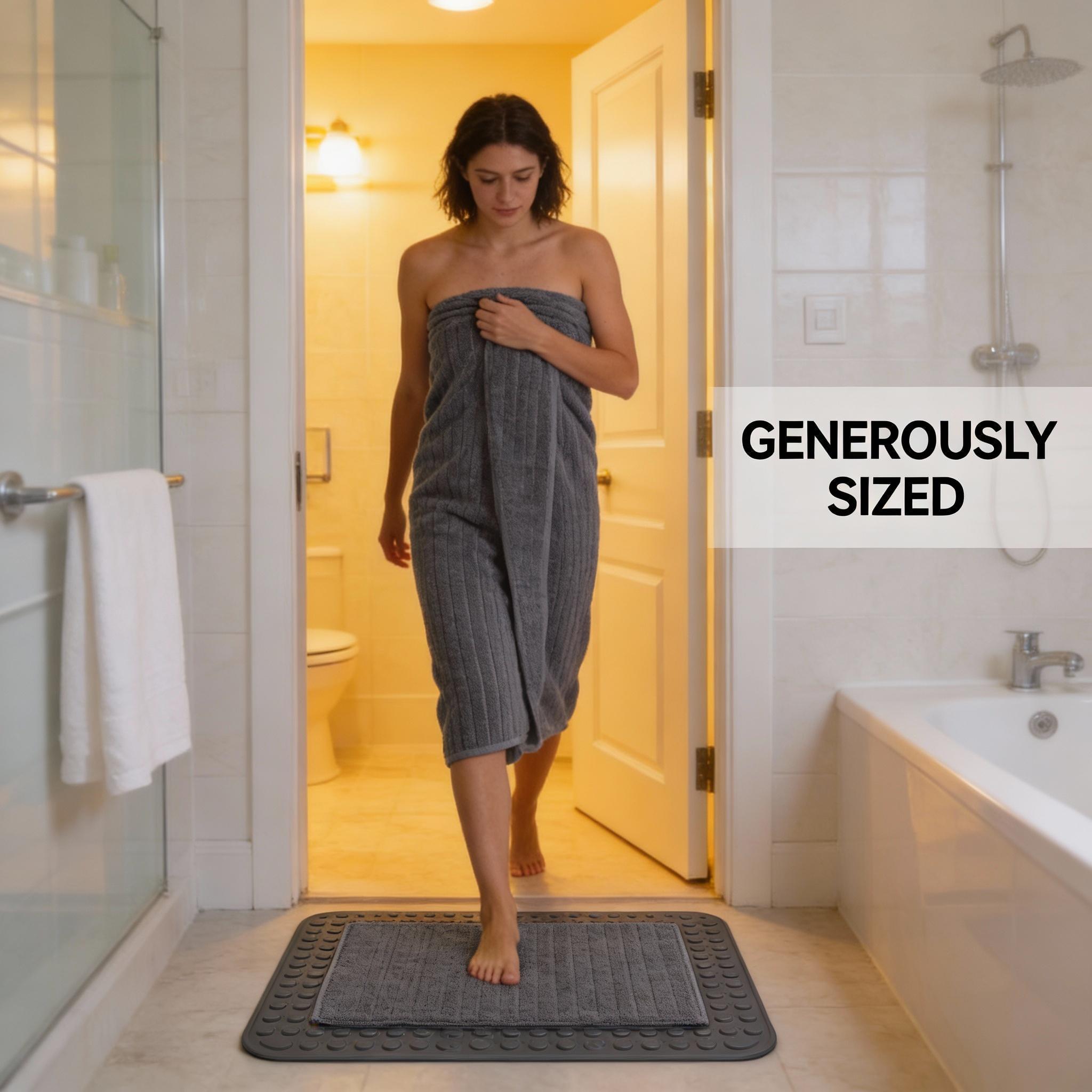 Luxury 4-Piece Microfiber Towel Set Solid Gray Ultra Soft Absorbent Quick-Dry Bathroom Towels 70x140cm Hotel-Style Comfort Luxury 4-Piece Microfiber Towel Set Solid Gray Ultra Soft Absorbent Quick-Dry Bathroom Towels 70x140cm Hotel-Style Comfort