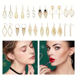 12 Pairs Boho Drop Dangle Earrings Set for Women, Vintage Statement Boho Earrings for Women, Boho Fashion Jewelry Gifts, Great For Birthday Gifts, Party, Wedding, Mother'S Day Gifts