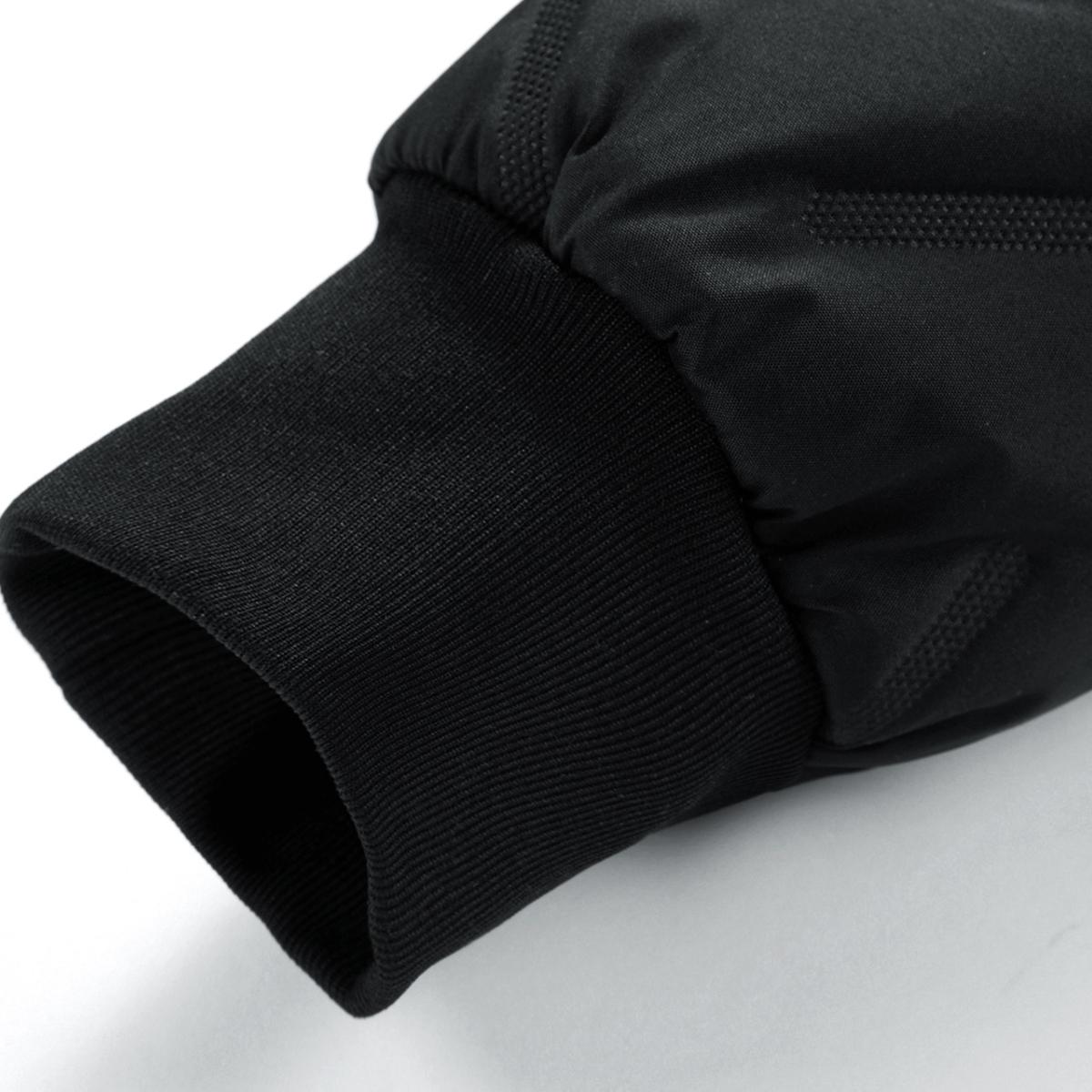 Men'S Lightweight Fleece-Lined Jacket - Warm Winter Coat with Zipper Closure, Pockets & Adjustable Cuffs, Casual Outdoor & Home Wear, Black, Winter Jacket, Home Leisure Wear, Durable Fabric