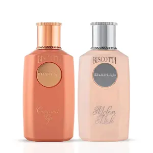 Biscotti Caramel & Biscotti Melon Misk Eau de Parfum Spray 100ml (3.4 oz) by Khadlaj (Bundle)