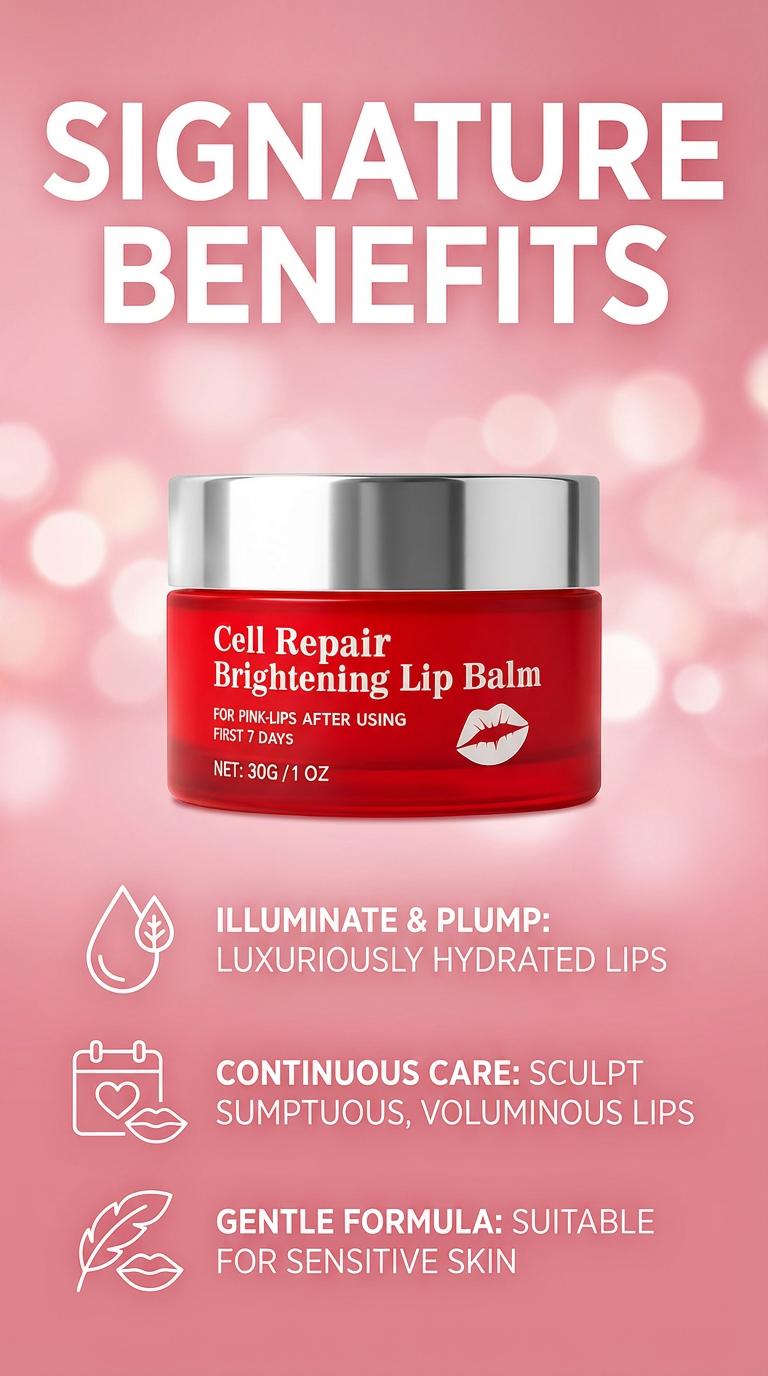 NovacaraX Lip Brightening Balm – Unisex Formula for Dark Lips, Smoker’s Lips & Pigmentation – Softening, Moisturizing & Long-Lasting Protection