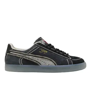 PUMA Mens Clyde Vegas Collection Lace Up Sneakers Shoes Casual - Black