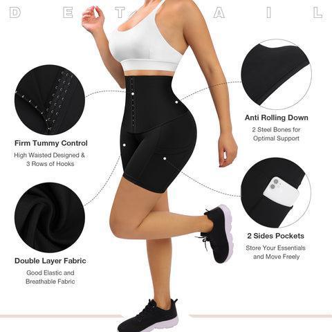 FeelinGirl Shorts for Women High Waist Yoga Butt Lifter Thigh Slimmer day comfortable