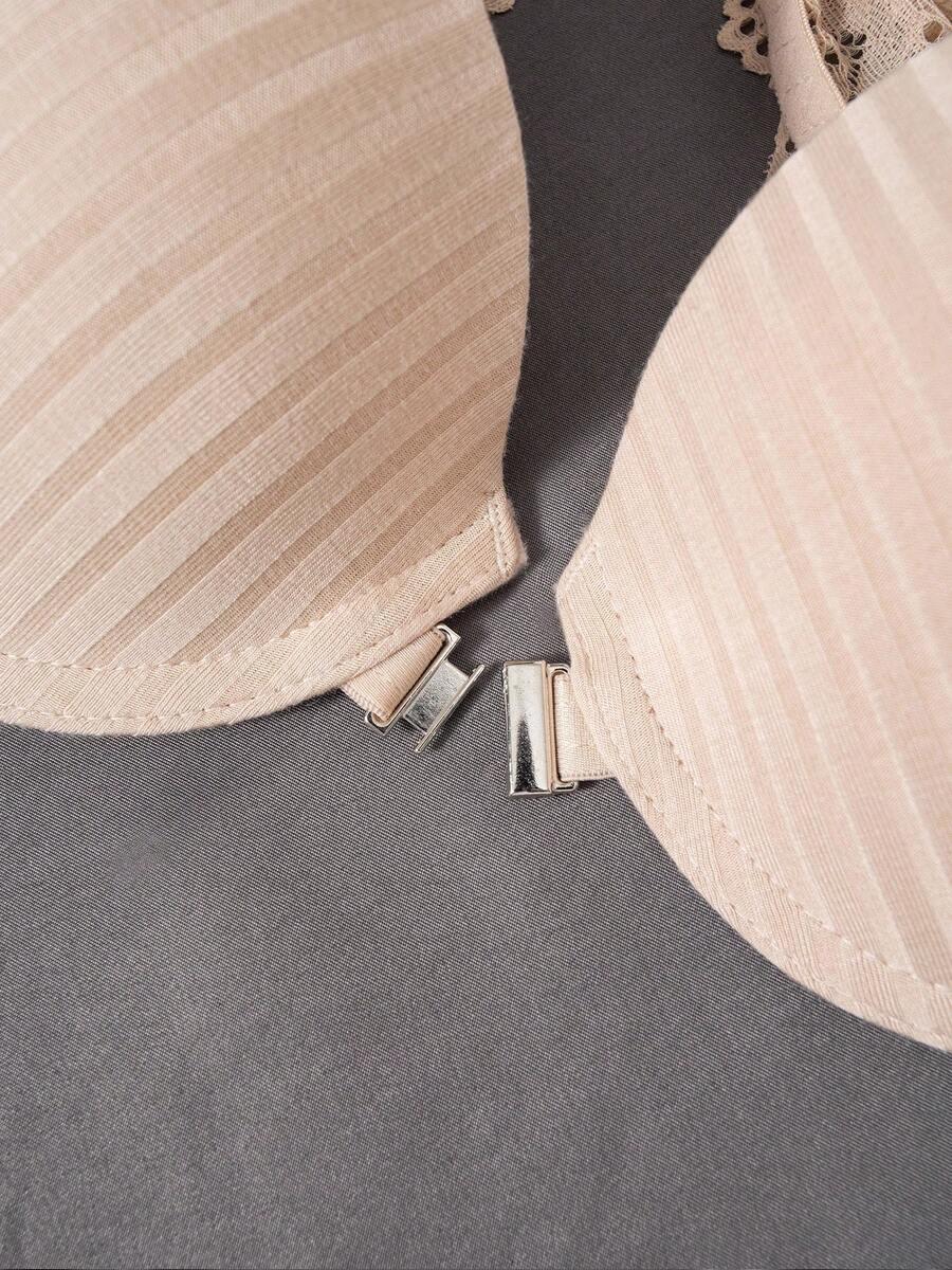 3pcs Front Closure Lace Patchwork Bras for Women Underwire Push-Up Anti-Sagging Sexy Back Design Basic Elegance Minimalist Style 3pcs Front Closure Lace Patchwork Bras for Women Underwire Push-Up Anti-Sagging Sexy Back Design Basic Elegance Minimalist Style