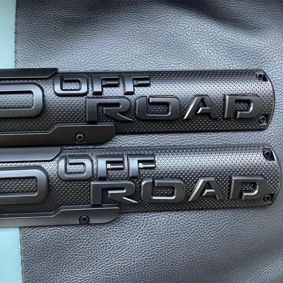 2pcs For Tacoma Sport Off Road 3D ABS Model Nameplate Door Emblem Sticker Badge Black&Red Set of 2 TRD Off Road Sport Pro Emblem Decal Self adhesive Badge Stickers for Sport Pro SR5 V6 4X4 Truck Tundra Tacoma car lover gift