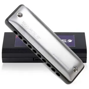 TopLink Mars M1 10-hole Diatonic Plastic Comb Harmonica with Superior Playability & Bright Tone for Blues Folk Rock Country