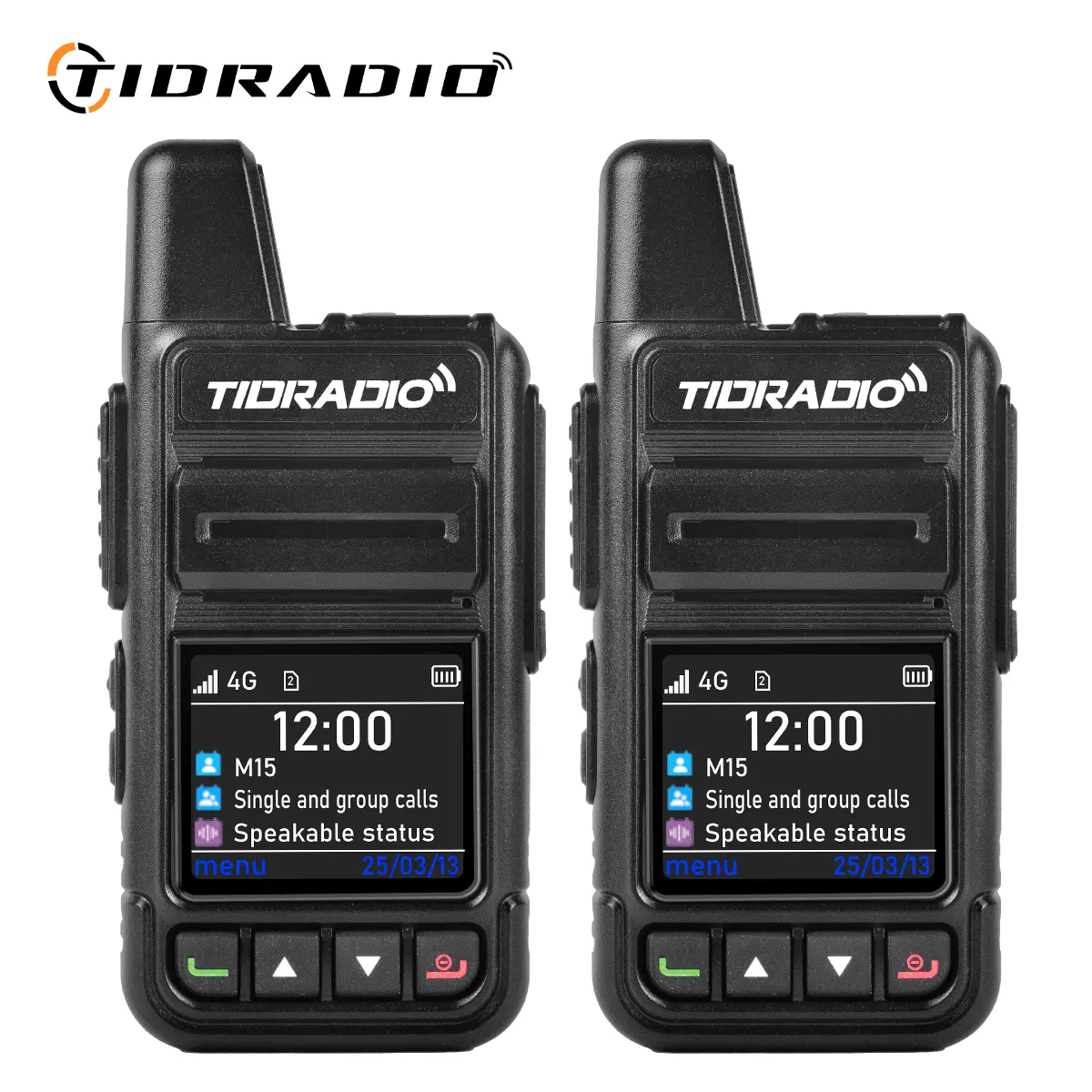 TIDRADIO TD-M15 Global Walkie Talkies PTT POC Radio with 1 Year SIM Card Long Range 4G Network 2 Way Radio 5000 Miles for Hiking and Camping 3000mAh Battery Clear Audio LTE Signal #tiktokshopsummersale,back to school,back to school haul