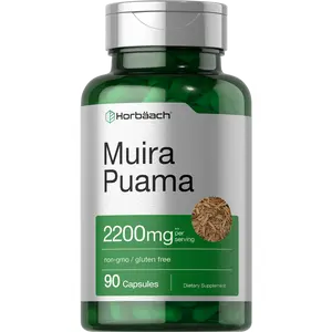 Horbäach Muira Puama Root Extract 2200 mg | 90 Capsules | Non GMO, Gluten Free Supplement Horbäach Muira Puama Root Extract 2200 mg | 90 Capsules | Non GMO, Gluten Free Supplement