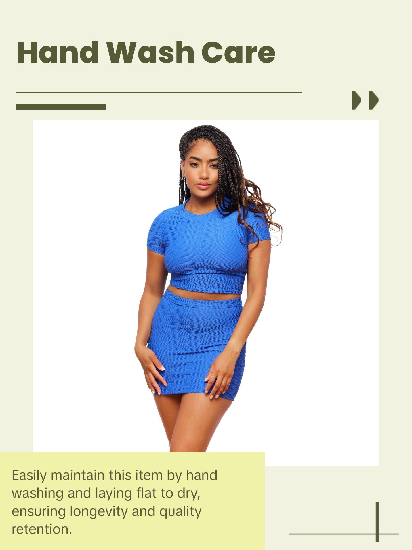 Redondo Crop Top - Cobalt