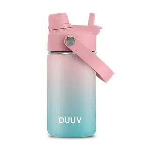 12oz Kids Stainless Steel Tumbler - BPA-Free Double-Wall Vacuum Insulated Cup | 24+ Hours Ice Retention, Cup Holder Friendly, Fits 12oz Cans/Bottles & Reusable for Coffee/Tea/Water