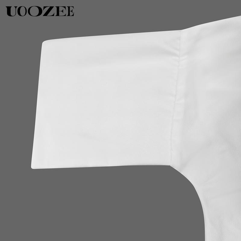 UOOZEE Women's Oversized Fit Multi-Colored Lapel Shirt Tops for All Seasons Loose Simple Polyester Versatile Commuting Suitable for Various Occasions Soft Cotton Blend Chic Blouse Casual