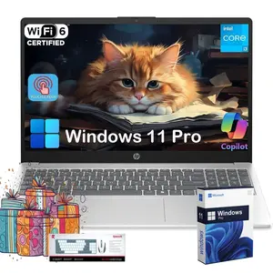 Powerful HP 15.6" Touch Laptop | Intel 13th Gen i3 | up to 32GB RAM, 512GB SSD | Win11 Pro | Copilot AI | UHD Graphics | Wi-Fi 6 | Bundle Accessory