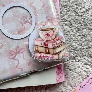 I Love Black Romance Griptok, Black Woman Who Loves to Read Magnetic Grip for Kindle, Kindle Accessories, Kobo Grips, Bookish BooktokMagnetic Phone Grip, Black Pride Accessory, Black History Gift For Her Magsafe Library Card sticky mount Ring Stand holder