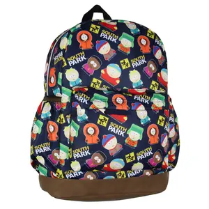 South Park Stan Kyle Cartman Kenny Butters Token School Travel Backpack Book Bag 16"