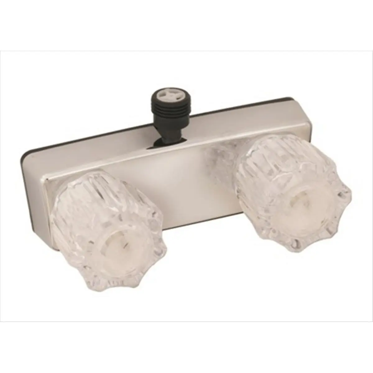 212 MAIN Chrome Finish 4-In. Shower Diverter Kit - AMER BRASS JW53VB Model with Crystal Handles, Shower Faucet Set