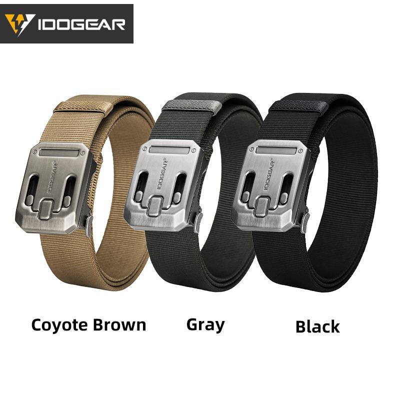 IDOGEAR Tactica 1.5" Nylon Durable Belt with Magnetic Buckle One-Hand Quick-Release Reinforced Steel CCW Belt 3446 SpringStatements