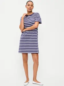 Old Navy Women's Vintage Crew-Neck Mini T-Shirt Dress